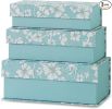 Decorative Storage Boxes Set of 3 with Magnetic Lids