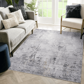 MARFI Collection 6X9 Ivory / Sand / Abstract Area Rug