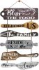 Bless the Food Before Us Kitchen Wall Decor, Rustic Inspirational Quotes Wall Art Signs