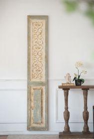 Large Carved Wooden Wall Panel Art