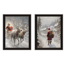 Christmas Eve Framed Wall Art Set of 2
