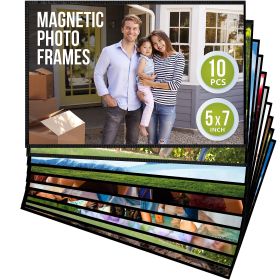 5x7 Magnetic Picture Frames for Refrigerator (10-Pack)