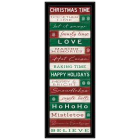 Christmas Time Framed Wall Art