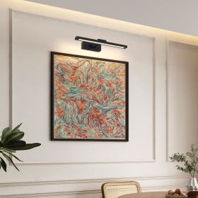 Battery Operated LED Picture Light with Remote – Black