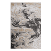 8x10 Grey Abstract Area Rug – Stain Resistant & Non-Shedding