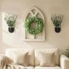 2 Pcs Boho Wall Decor Hanging Planters for Indoor Plants