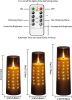 Flameless LED Candles with Star String & Remote