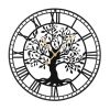 27" Tree of Life Wall Clock – Silent Non-Ticking