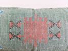 GREEN lumbar pillow cover Boho hand embroidered pillow cover Pillow cases Pillow shams For gift