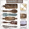 6 Pieces Home Wall Signs This Is Us/Together/Family/Bless This Home Wall Art Decor for Living Room Bedroom Kitchen Wooden Rustic Farmhouse Art Hanging