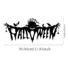CIFbuy Gothic Halloween Metal Wall Art Decor for Living Room Bedroom Spooky Indoor Gothic Accents Horror Theme Party(TikTok, temu pick-up service)