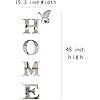 Home Wall Decor Letter Signs Acrylic Mirror Wall Stickers Decorations for Living Room Bedroom Home