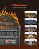 20" Electric Fireplace Log Insert with Remote & Timer