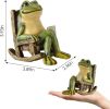 Solar Frog Garden Statue with LED Lights – Outdoor Decor