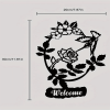 CIFbuy Blooming Birds Welcome Sign Spring Wall Decor for Living Room Bedroom Entryway Modern Home Accent(TikTok, temu pick-up service)