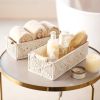 Boho Woven Storage Basket – Decorative Organizer
