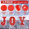 LED JOY Marquee Light Sign – Christmas Decor (8.5")