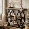 Console Table with Storage Rack – Sturdy Sofa Table