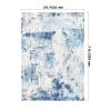 Area Rug, 5 x 7 ft Large Washable Rug, Non-Slip and Tear-Resistant Soft Carpet, Pet & Child Friendly Modern Area Rugs, Indoor Mat for Bedroom, Office