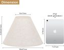 Empire Lamp Shades Set of 2 – Beige