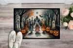 Creepy Doll Halloween Doormat – Non-Slip & Washable (18x27)