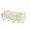 Boho Woven Storage Basket – Decorative Organizer