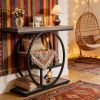 Console Table with Storage Shelf for Entryway & Living Room