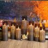 Flameless LED Candles with Star String & Remote
