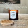(2 pack) Leather and Musk Scented 2-Wick Frosted Jar Candle 12oz.