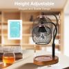 Candle Warmer Lamp with Timer and Dimmable,Height-Adjustable,Electric Black Wax Melt Lamps for Jar Candles,lampara para velas aromaticas