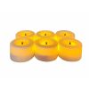 (3 pack) Unscented Led Tealights Flameless Candles, White, 4.60", 0.18 lb