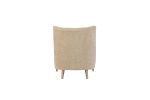 Hi Back Accent Chair - Carmel