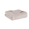 Oversized Quilted Throw with Scalloped Edges Blush 60x72"