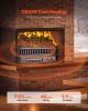 20" Electric Fireplace Log Insert with Remote & Timer