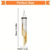Golden Vintage Wind Chimes with 12 Aluminum Tubes