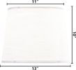 White Drum Lamp Shades Set of 2 – Textured Fabric