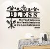 3D DIY Silver Wall Decor - Bless This Home for Dining & Living Room Decoracin para Cocina