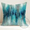 Turquoise Pillow Covers 18x18 Set of 4, Decorative Outdoor Modern Blue Teal Throw Pillow Covers