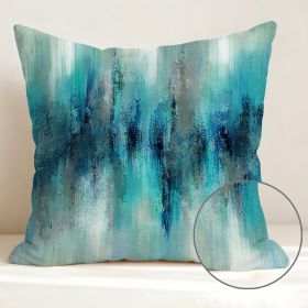 Turquoise Pillow Covers 18x18 Set of 4, Decorative Outdoor Modern Blue Teal Throw Pillow Covers