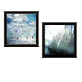 Sail Away Framed Wall Art Set of 2