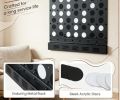 Wall mounted metal connection-4 game, with acrylic disc game, suitable for decorating the game room for 2 players