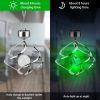 Solar Spiral Wind Spinner with Color Changing LED Lights