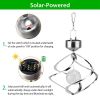 Solar Spiral Wind Spinner with Color Changing LED Lights