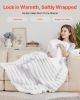 Soft Throw Blanket 50 x 60 Inches / 1270 x 1524 mm Faux Fur Cozy Bed Blanket