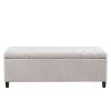 Tufted Top Soft Close Storage Bench
