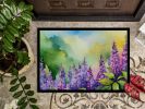 Syringa Watercolor Doormat – Non-Slip & Washable (18x27)