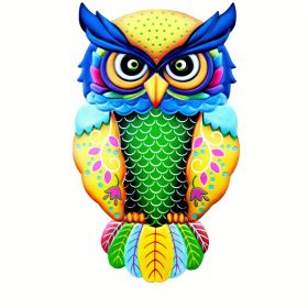 Metal Owl Wall Decor for Outdoor Garden & Patio (Style: Model C)