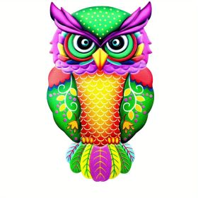 Metal Owl Wall Decor for Outdoor Garden & Patio (Style: Model D)