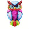 Metal Owl Wall Decor for Outdoor Garden & Patio