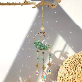 Rainbow Maker Sun Catcher with Crystal Prism (size: Green)